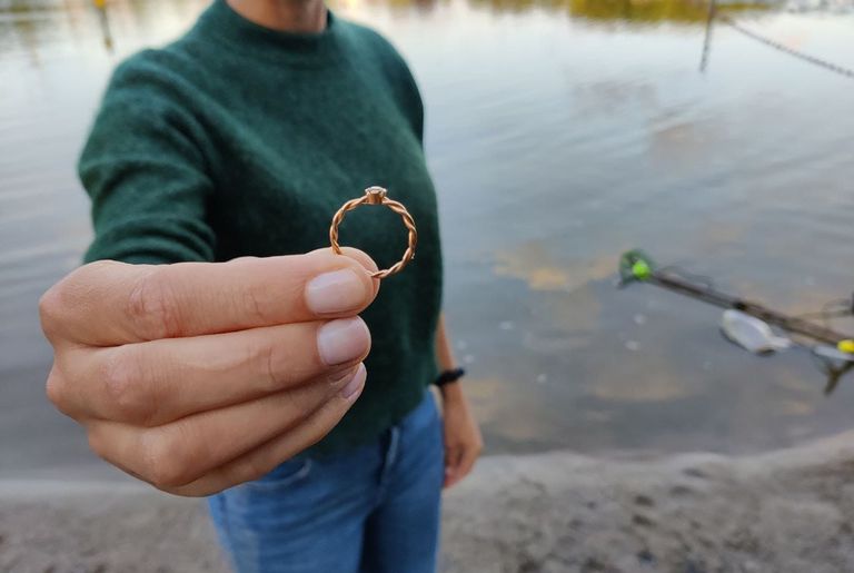 Ring im Herrenteich verloren